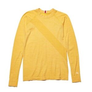 Tracksmith Brighton Base Layer small~heathered golden rod~women’s